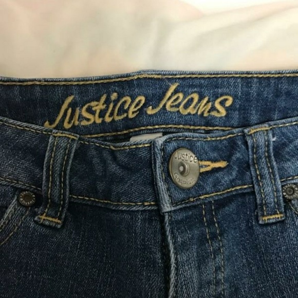 Girls Size 12S Justice Jean Shorts - Picture 3 of 5